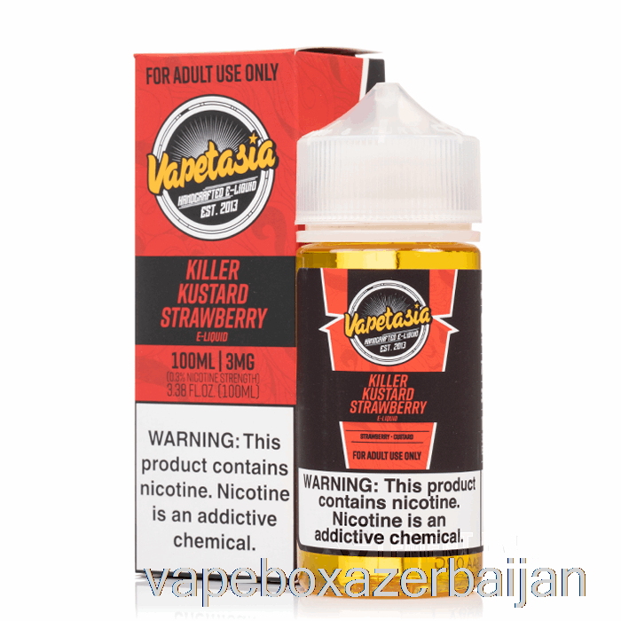 Vape Azerbaijan Killer Kustard Strawberry - Vapetasia - 100mL 0mg